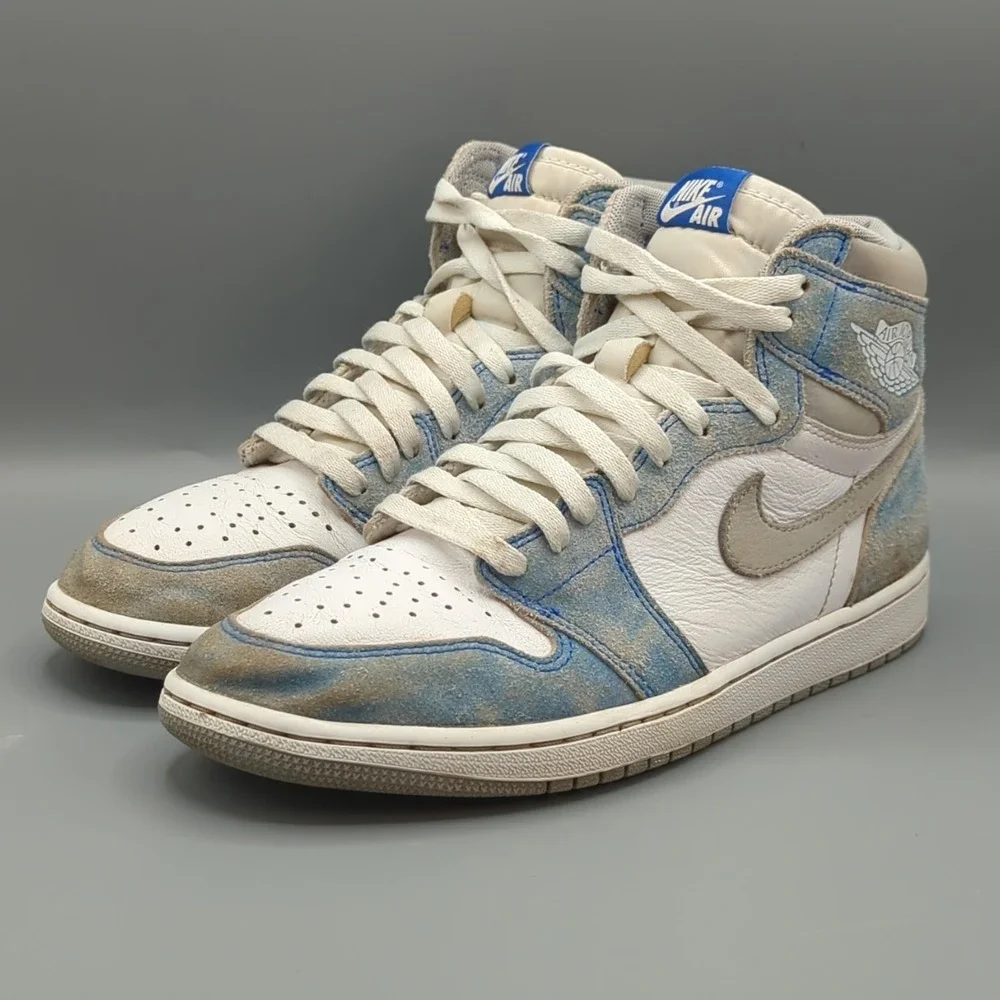 NIKE Jordan 1 Retro OG High Hyper Royal Mens Shoes Size US 9.5 555088-402
